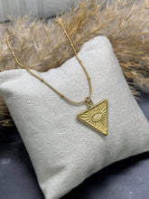 Pyramid Eye Necklace